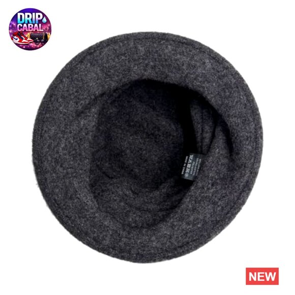Wool Blend Beret Hat Vintage Floral Cloche Winter Hat
